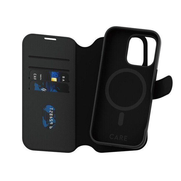 CARE by PanzerGlass -  Case - Wallet & MagSafe - iPhone 16 Pro