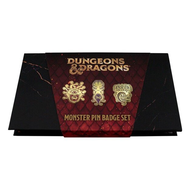 Dungeons & Dragons 50th Anniversary Set of 3 Pin Badges