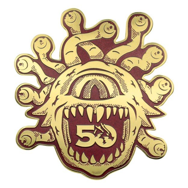 Dungeons & Dragons 50th Anniversary Set of 3 Pin Badges