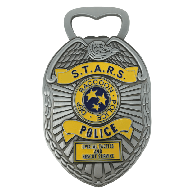 Resident Evil Police Badge Bottle Opener