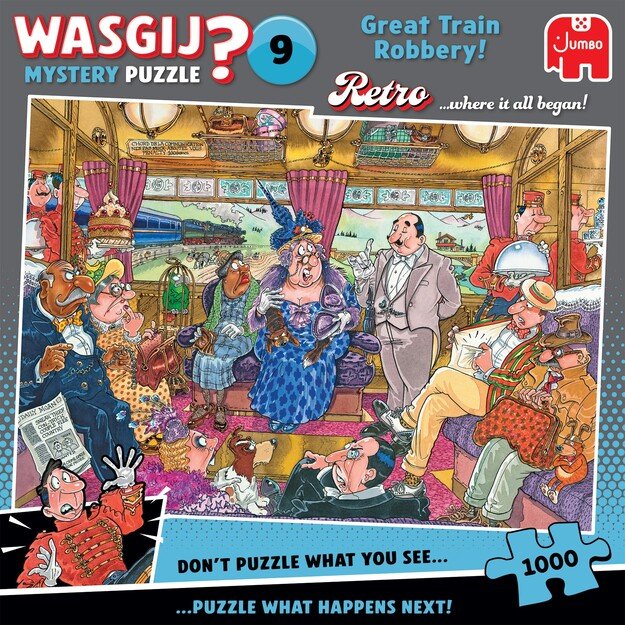 Wasgij - Retro Mystery - #9 Great Train Robbery! (1000 pieces) (1110100504)