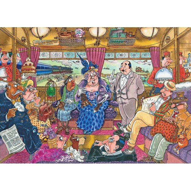 Wasgij - Retro Mystery - #9 Great Train Robbery! (1000 pieces) (1110100504)