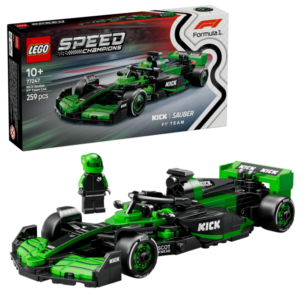 LEGO - Speed Champions - KICK Sauber F1 Team C44 Race Car (77247)