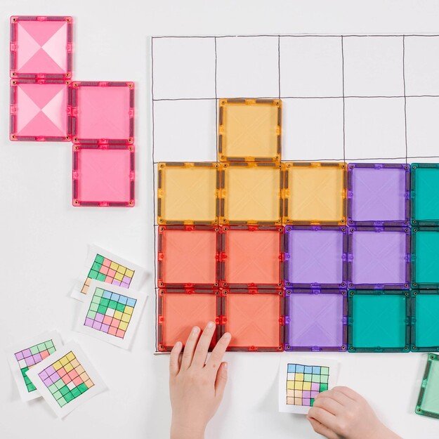 Connetix - Pastel Square Pack 40 Pieces (CT-P-00040-SQ)
