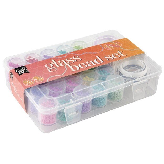 Craft ID - Glass bead mix, 25 colours (CR1406/GE)