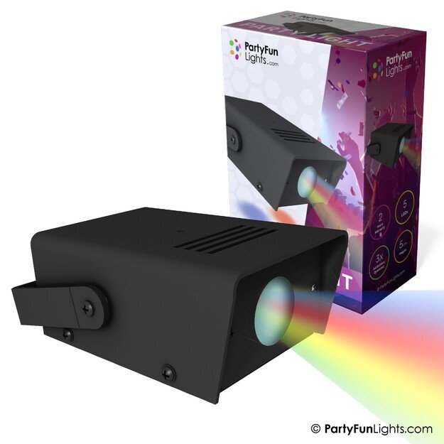Party Fun Lights - Mini projector disco lamp - 12.5cm