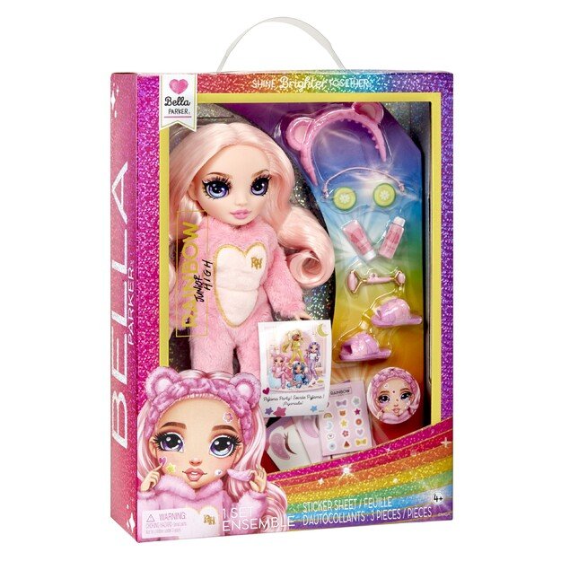 Rainbow High - Junior High PJ Party Fashion Dolls - Bella