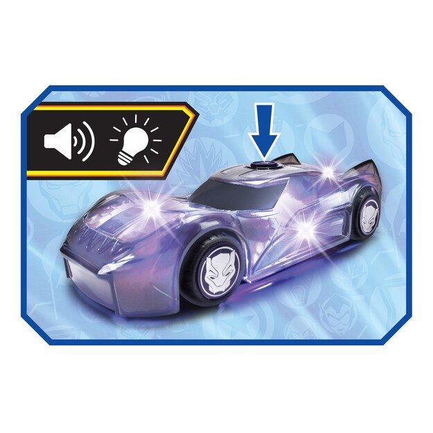 Dickie Toys - Marvel Light Hero Black Panther 1:32 (203222004)