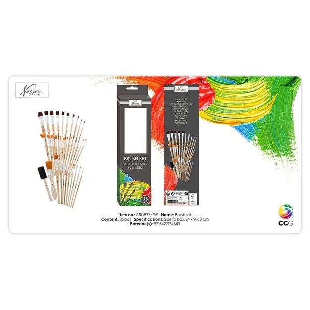 Nassau - Brush Set (AR0833/GE)