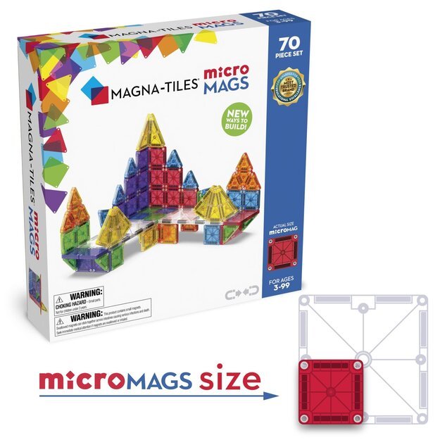 Magna-Tiles - microMAGS 70pcs (90296)