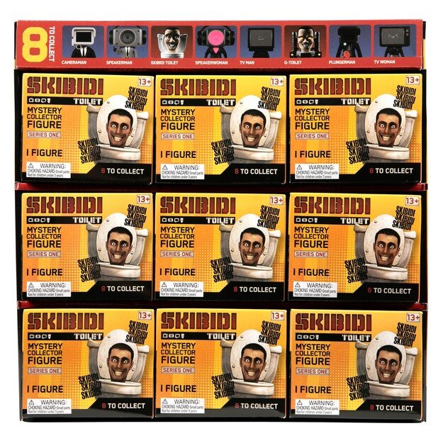 Skibidi Toilet - Mystery Figure Collector Series Assorted (1310)