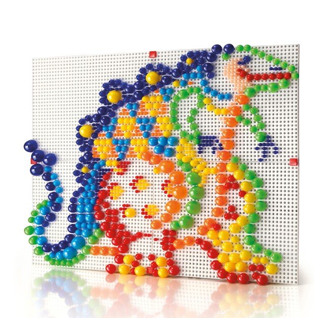 Quercetti  - FantaColor Modular 4 peg mosaic - 600 pieces - (QU-880)