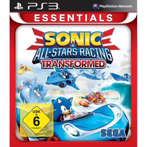 Sonic All-Star Racing: Transformed (Essentials)

  - PlayStation 3