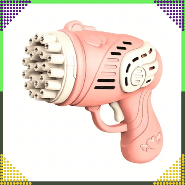 Pistolet na Bańki Maszyna do Baniek Mydlanych Generator Akcesoria Płyn  17