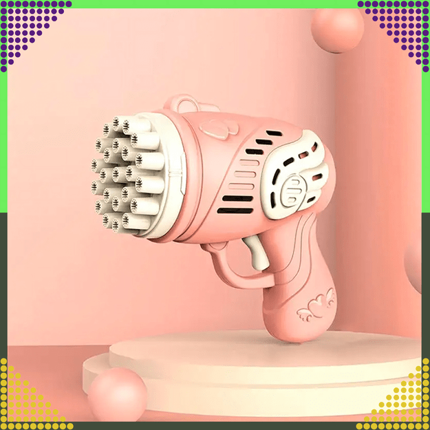 Pistolet na Bańki Maszyna do Baniek Mydlanych Generator Akcesoria Płyn  22