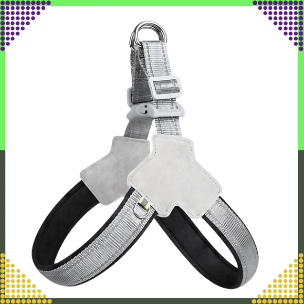 Strong, Pressure-Free Harness Leash for Small Dogs and Cats, Size S