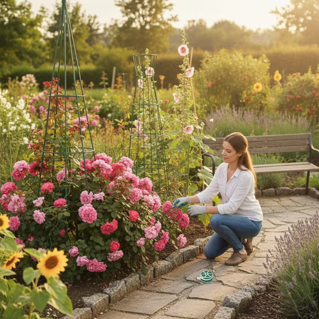 Garden Wire with Cutter 20m Durable Strong for Plants Universal