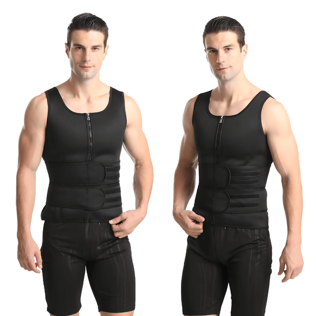 KAMIZELKA NEOPRENOWA FITNESS MĘSKA ODCHUDZAJĄCA SPORTOWA TRENINGOWA SAUNA S 15