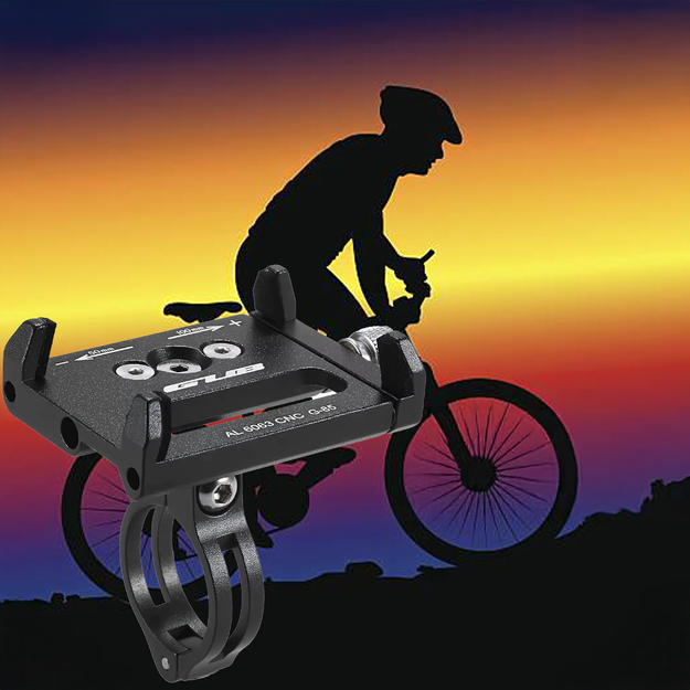 Jalgratta või mootorratta lenkstangi jaoks mõeldud telefonihoidik, tugev ja kindel