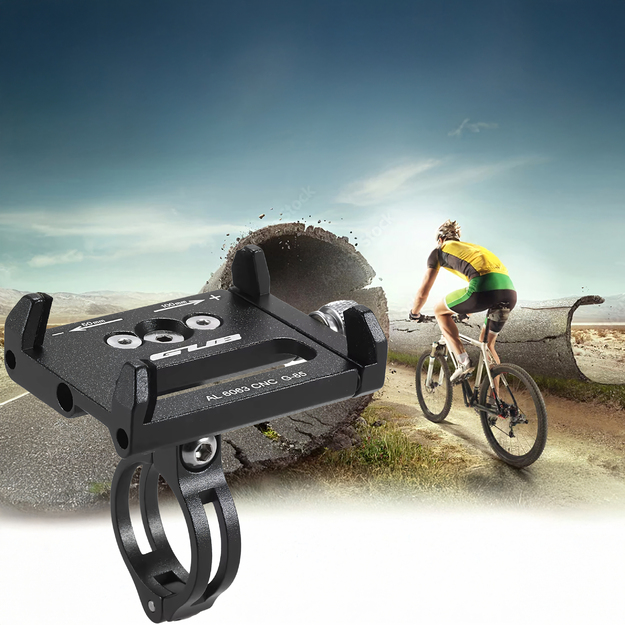 Jalgratta või mootorratta lenkstangi jaoks mõeldud telefonihoidik, tugev ja kindel