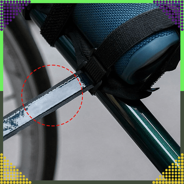 Uchwyt Rowerowy do Roweru Motocykla Mocowany na Rzepy na Głośnik Bidon  19