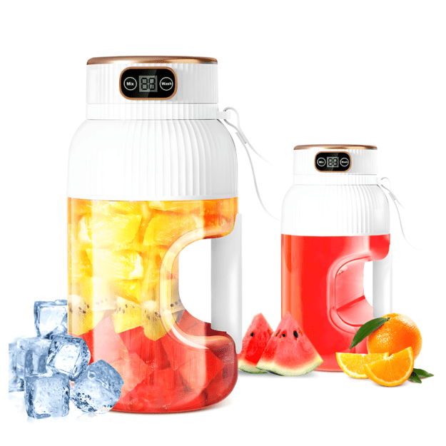 Nešiojamas trintuvas vaisių kokteiliams, 1 l, belaidis, USB