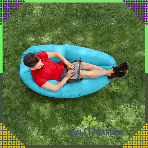 Nadmuchiwana Sofa Rozkładana na Plaże Forel Materac Leżak Lazy Bag Torba  12