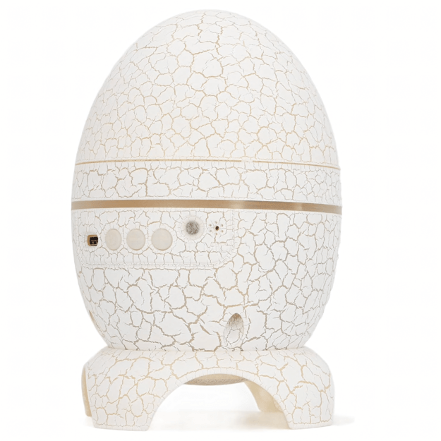 Dinozauro kiaušinio žvaigždės projektorius su galaktikos garsiakalbiu, USB LED naktine lempute