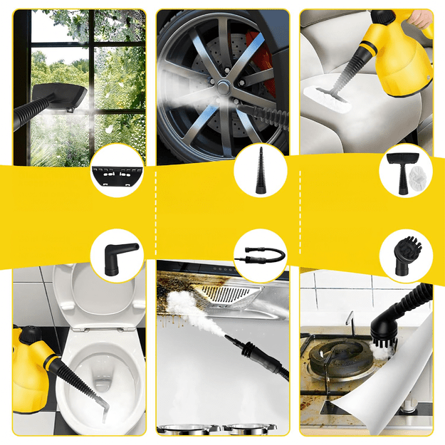 Myjka Parowa Parownica Czyścik Uniwersalny Mop Parowy + Akcesoria 1000 W 20