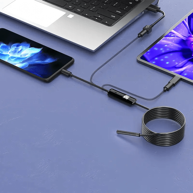 Kamera Endoskopowa Endoskop Inspekcyjna Giętka Led Usb 2m 5,5mm Wodoodporna 30