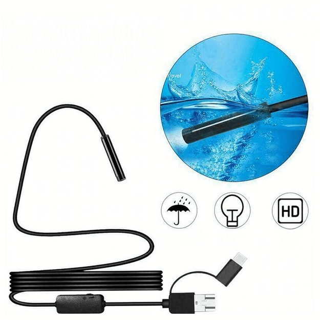 Kamera Endoskopowa Endoskop Inspekcyjna Giętka Led Usb 2m 5,5mm Wodoodporna 22