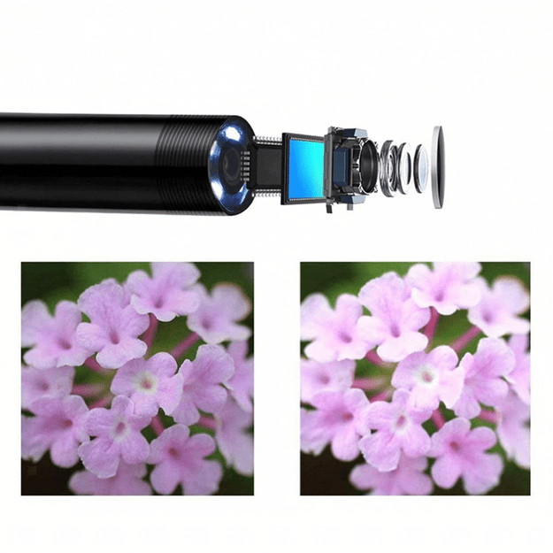 Kamera Endoskopowa Endoskop Inspekcyjna Giętka Led Usb 2m 5,5mm Wodoodporna 25