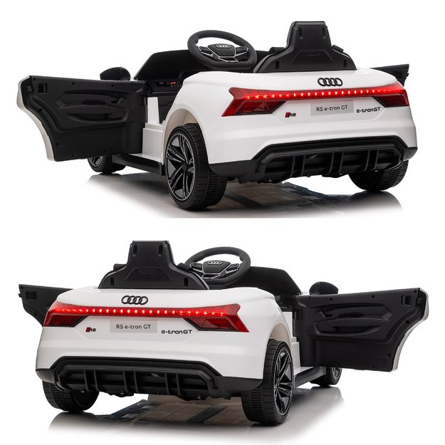 AUTKO AUTO NA AKUMULATOR AUDI RS E-TRON GT DLA DZIECI LED 12V 7Ah 4x35W  7
