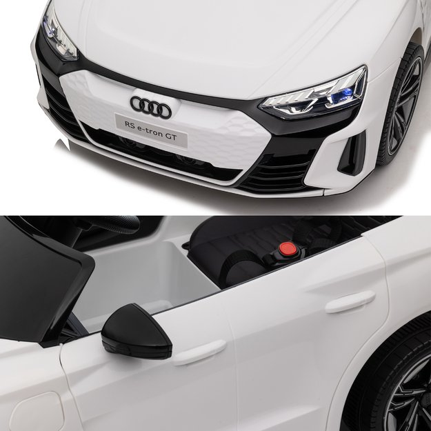 AUTKO AUTO NA AKUMULATOR AUDI RS E-TRON GT DLA DZIECI LED 12V 7Ah 4x35W  8