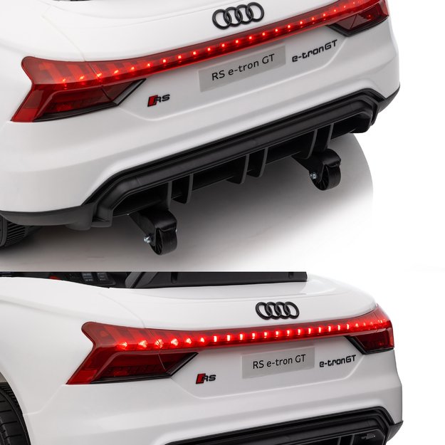 AUTKO AUTO NA AKUMULATOR AUDI RS E-TRON GT DLA DZIECI LED 12V 7Ah 4x35W  10
