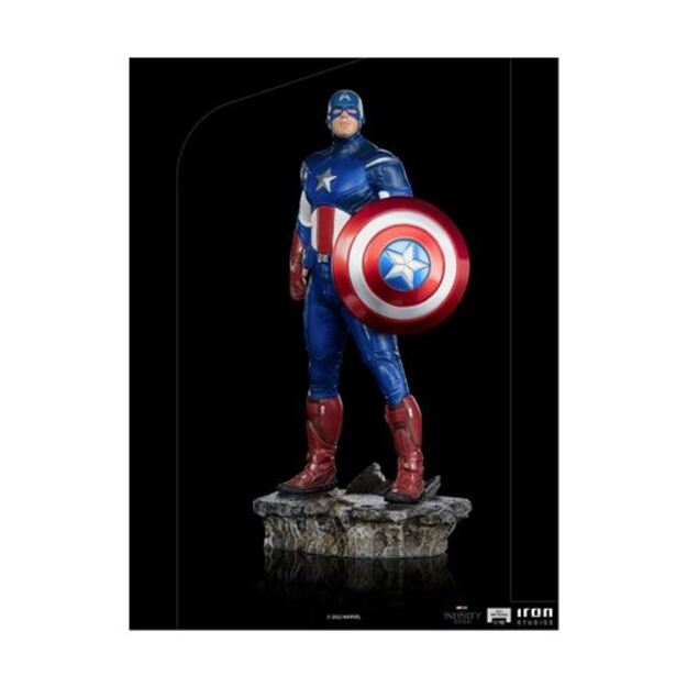 IronStudios - Marvel The Infinity Saga: BDS 1:10 Art Scale Statue - Captain America 1