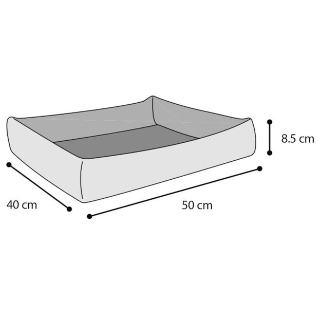 Flamingo - Cooling basket with gel  50x40x8,5CM 2