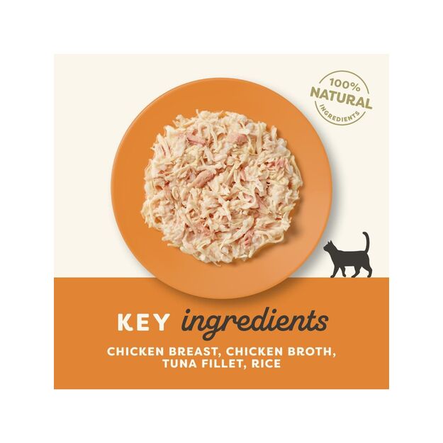 Applaws - Chicken Breast with Tuna Fillet in broth - 70g 2