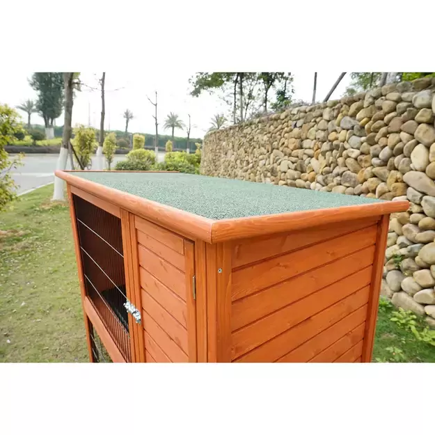 Sunnypet - Wooden cage for outdoor use for rabbits  Xl 2nd floor With Ramp 134.5x70.5x128:6cm 2