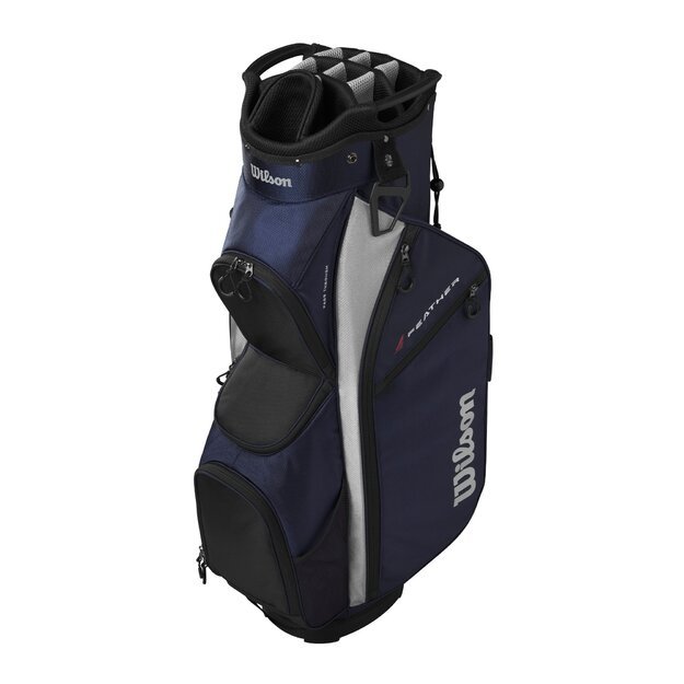 Wilson - Feather Cartbag - Navy/Silver