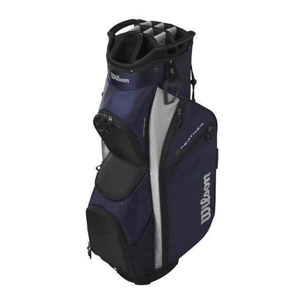 Wilson - Feather Cartbag - Navy/Silver 1