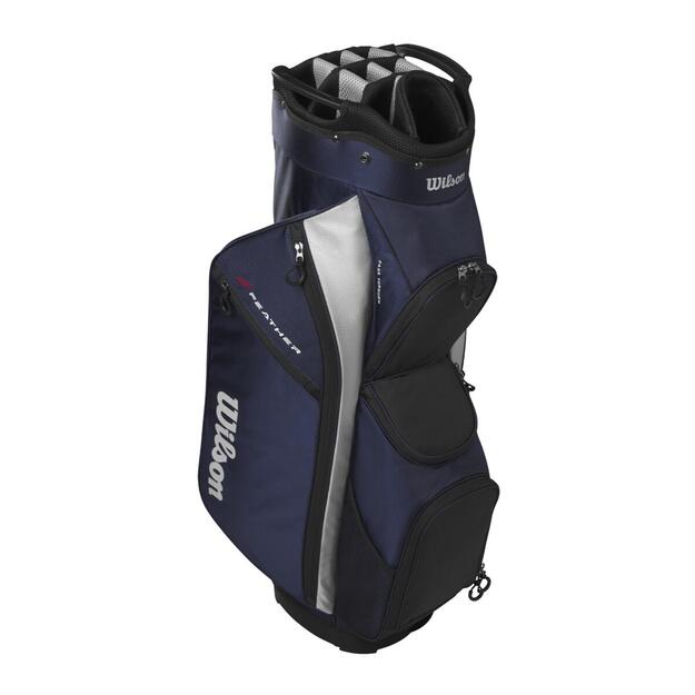 Wilson - Feather Cartbag - Navy/Silver 3