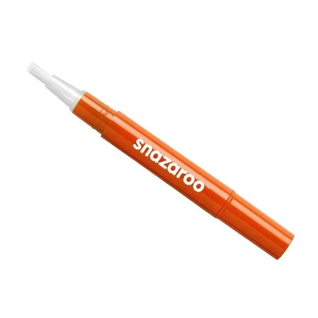 Snazaroo - Make-up color brush paint - black/white/orange(3 pcs) (791064)