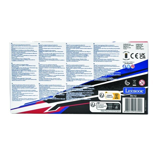 Lexibook - Crosslander Twin - Police Car and Thief Car set (RC12)