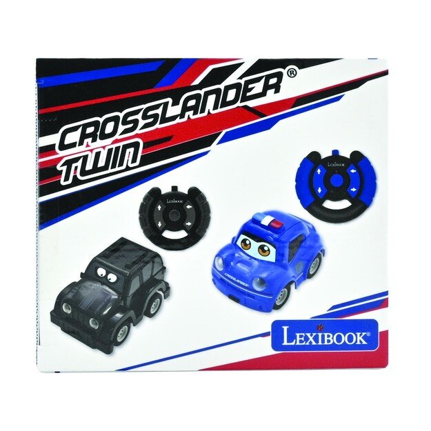 Lexibook - Crosslander Twin - Police Car and Thief Car set (RC12)