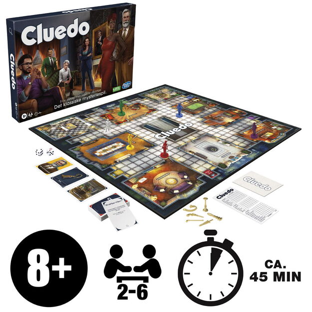 Hasbro Gaming - Cluedo DK