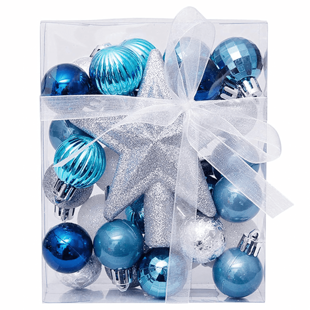 Jõulupuu kaunistuskomplekt 30 tk.