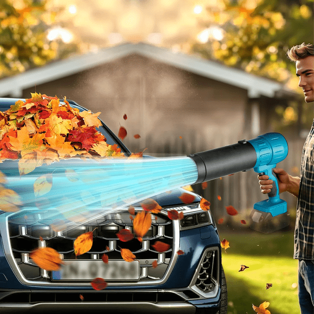 Akumuliatorinis sniego valytuvas 400 W 2xAku lagaminas 7