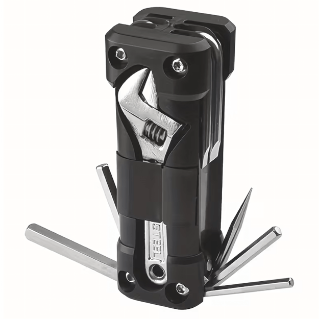 Dviračio daugiafunkcis įrankių rinkinys, 13 viename