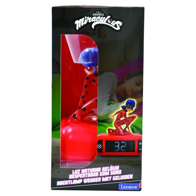 Lexibook - Miraculous Light Character Radio Alarm Clock (RL800MI)